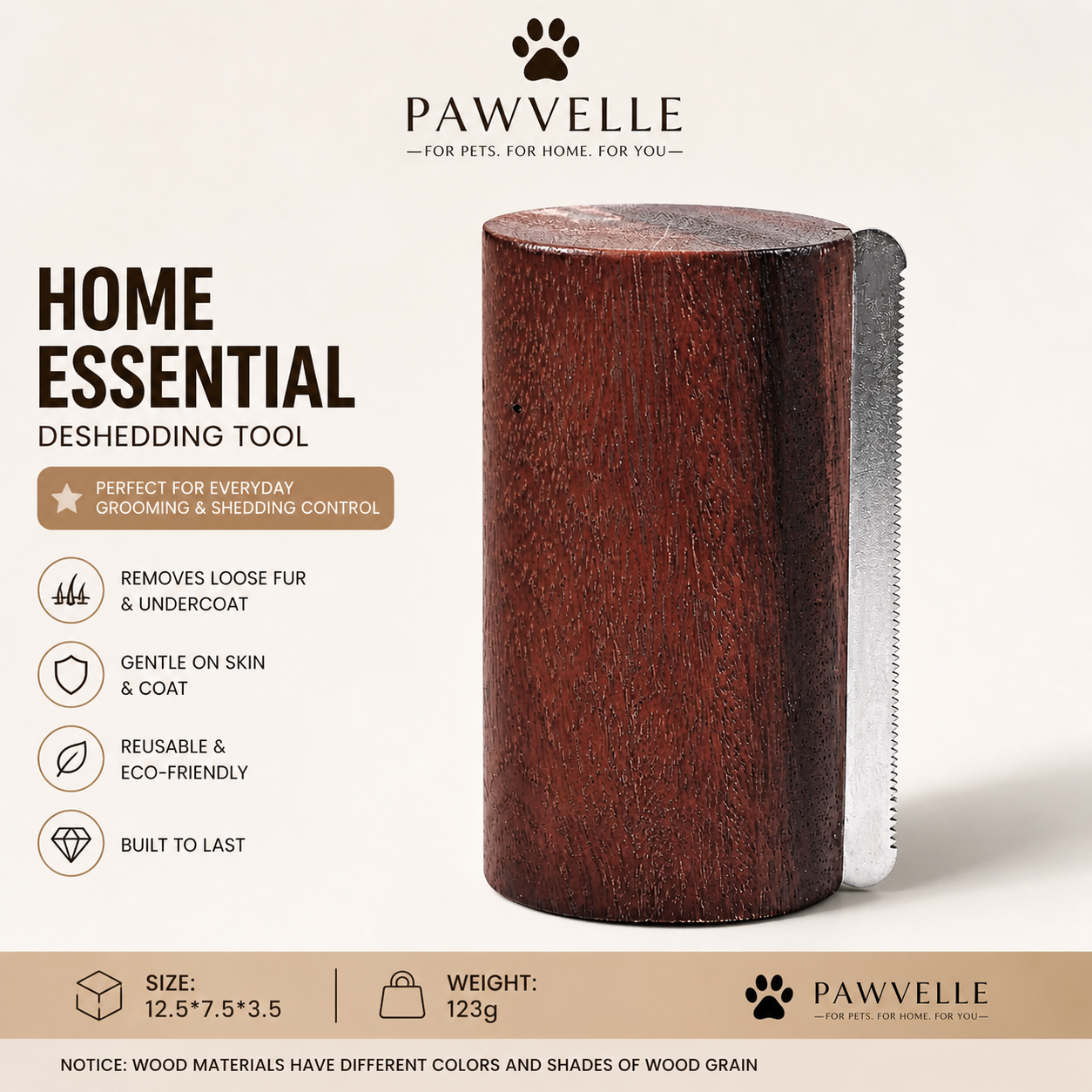 Pawvelle™ FurLift Pro Deshedding Tool