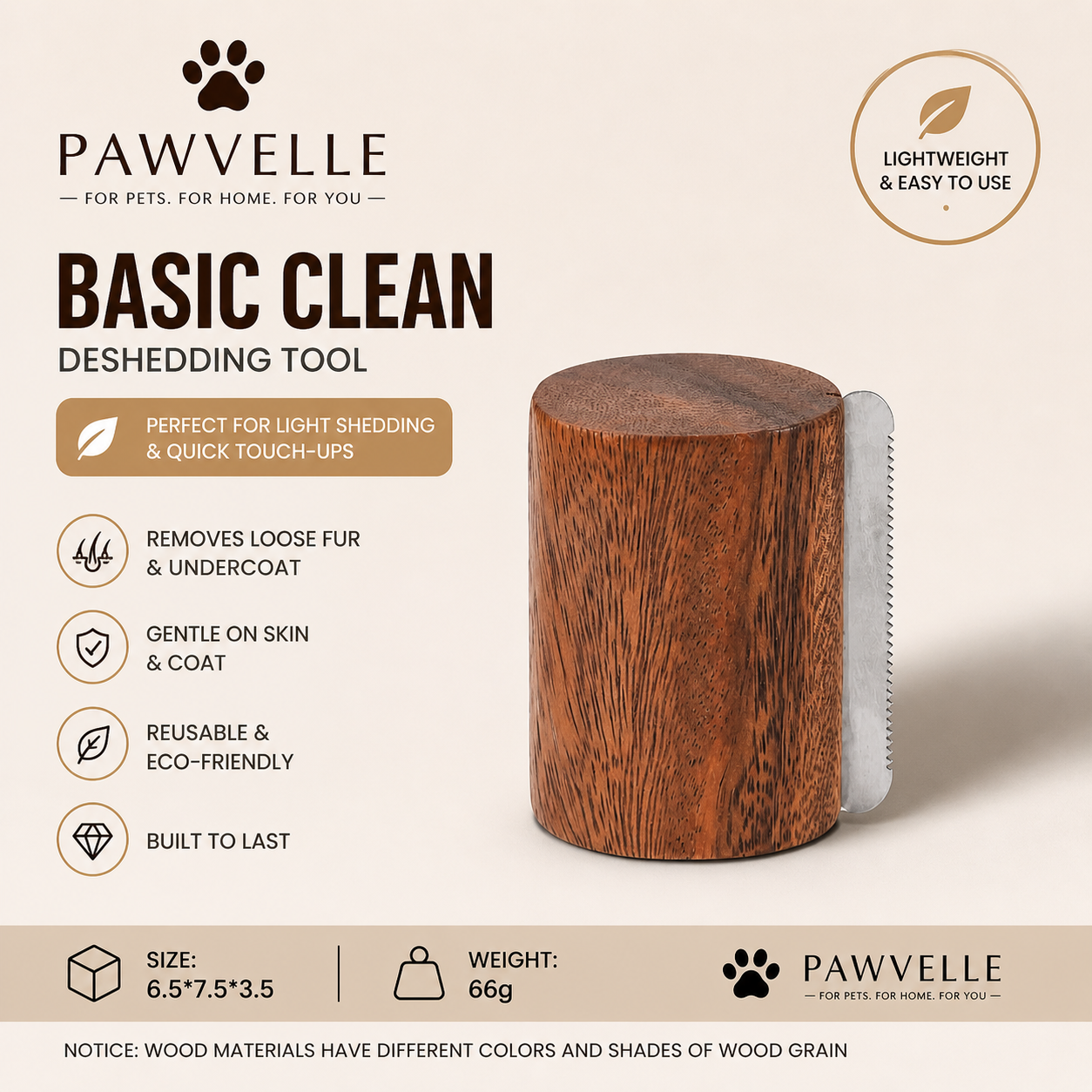 Pawvelle™ FurLift Pro Deshedding Tool